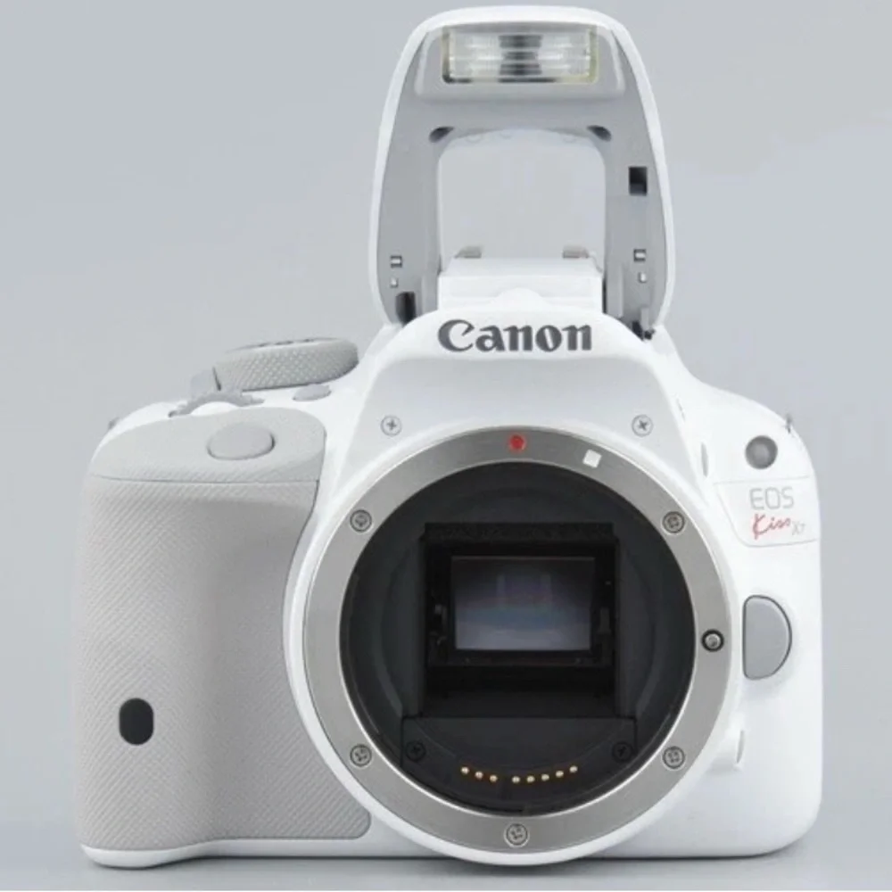 Canon White Digital Camera with Modern Design